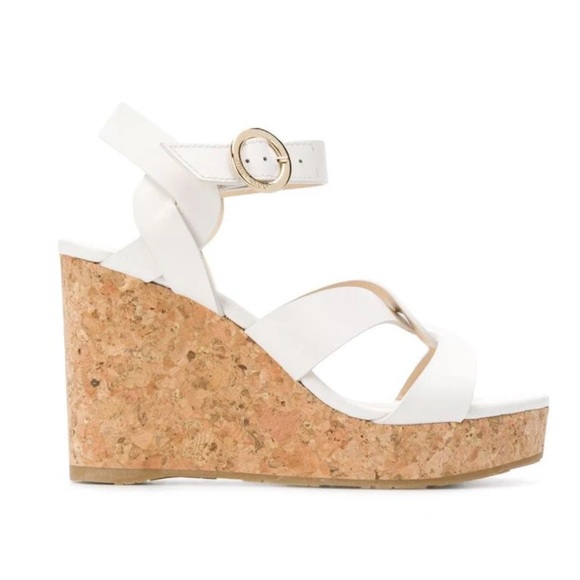 Jimmy Choo White wedges - Picture 2 of 7